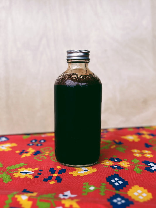 Fresh Elderberry Syrup