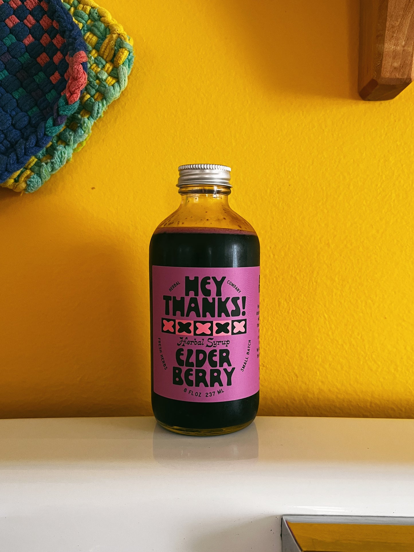 Fresh Elderberry Syrup
